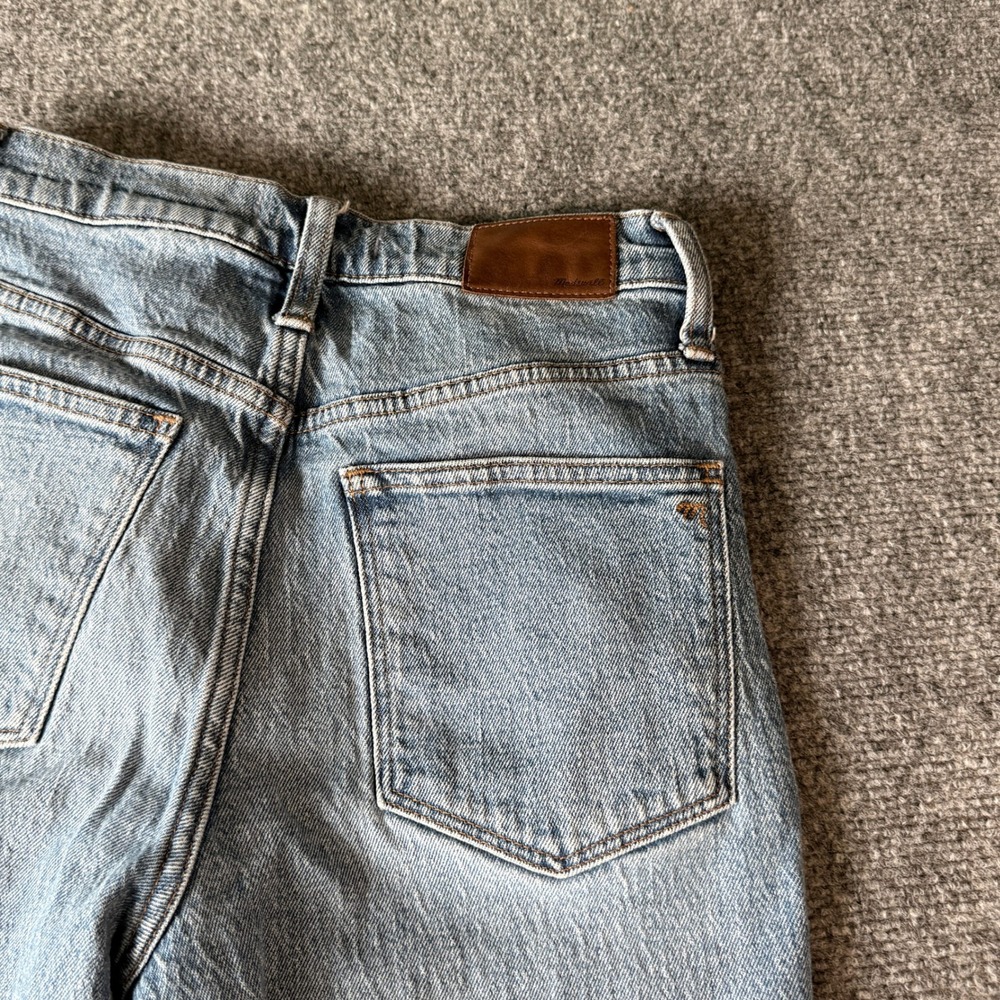Madewell The High-Rise Slim Boyjean Light Wash Denim Size 24 - Picture 8 of 10